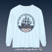 250 Years of Navigating Freedom ship emblem Long Sleeve