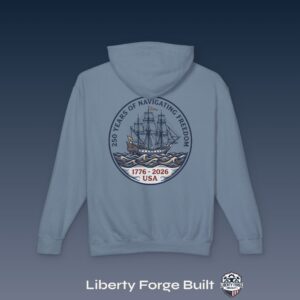 America 250 Years Navigating Freedom Ship Hoodie