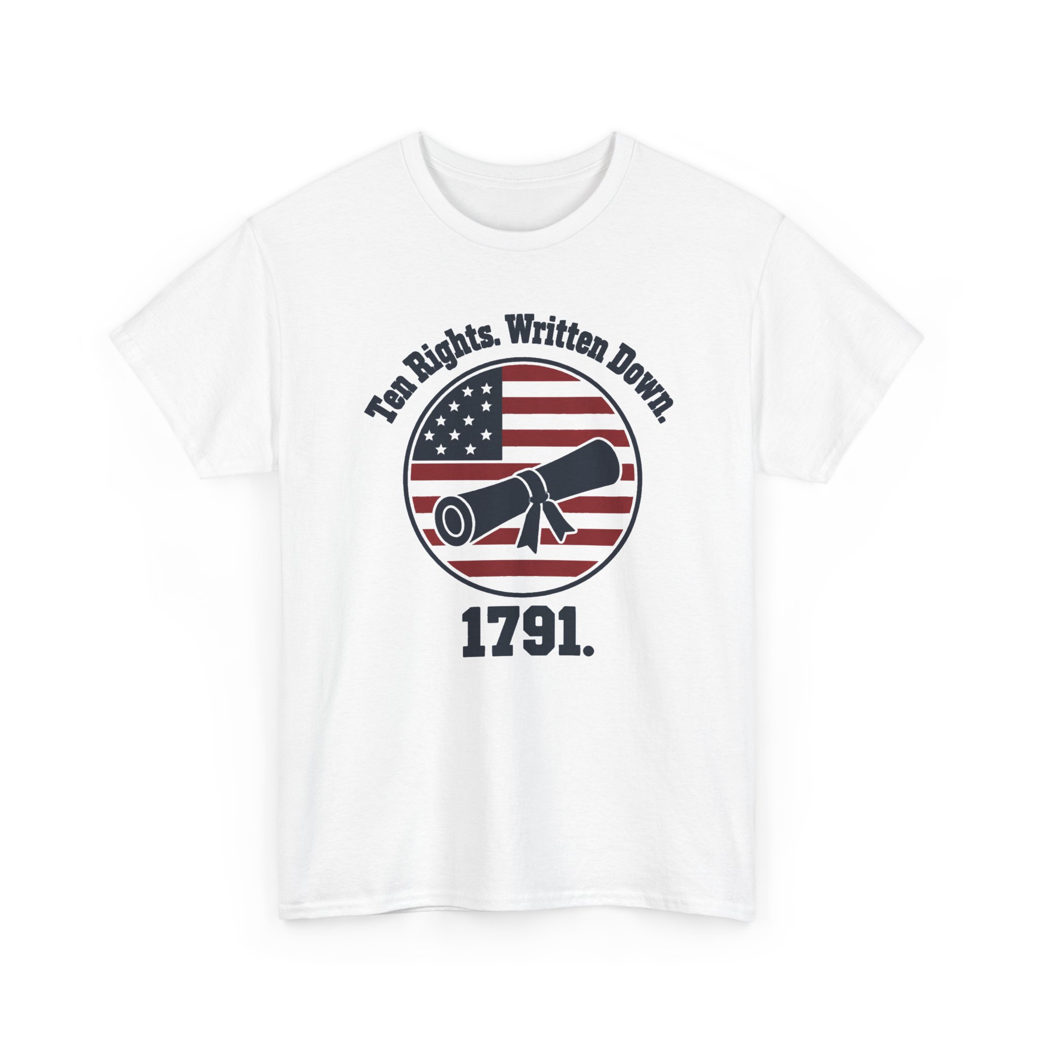 10320043342406413912_2048.jpeg Bill of Rights Shirt, Ten Rights Written Down 1791 T-Shirt, Constitution Tee, History Teacher Gift - Image 1