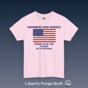 Personalized Proud Father of a Veteran Shirt