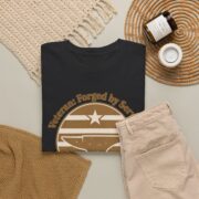 Veteran Shirt, Forged by Service Anvil Tee, Patriotic Gift for Men, Vintage Badge Veterans Day Gift for Him