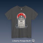 Memento Mori, Gravestone Winged Skull Tee, Colonial New England Graveyard Tee Shirt