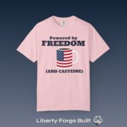Powered by Freedom and Caffeine Shirt