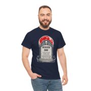 Memento Mori, Gravestone Winged Skull Tee, Colonial New England Graveyard Tee Shirt