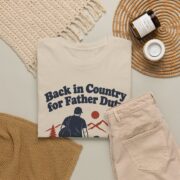 Military Homecoming Shirt, Back in Country for Father Duty Tee, Veteran Dad Gift, Deployment Return Gift for Him