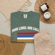 First Responders Day Shirt, Four Lines One Call Tee, Fire Police EMS Dispatch Gift, First Responder Appreciation - Image 8