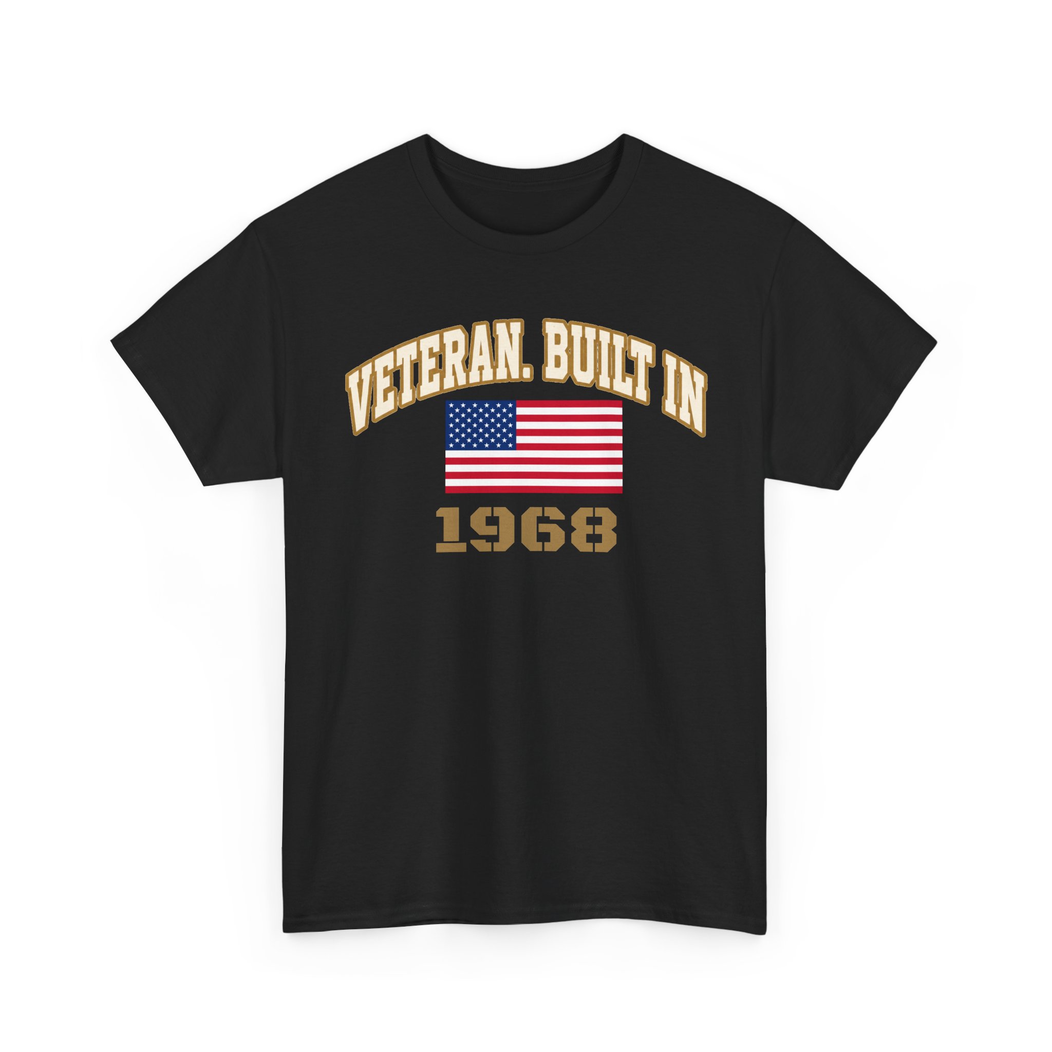 15540453924078891969_2048.jpeg Personalized Veteran Shirt, Veteran Built in Custom Year T-Shirt, Veteran Birthday Gift for Men, Veterans Day Gift - Image 1