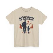 Military Homecoming Shirt, Back in Country for Father Duty Tee, Veteran Dad Gift, Deployment Return Gift for Him