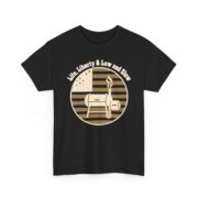Patriotic BBQ Shirt, Life Liberty and Low and Slow T-Shirt, Grill Dad Tee, Smoker Gift for Men, 4th of July