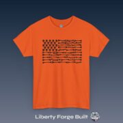 Bone To Be Free Flag Graphic Tee