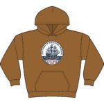 250 Years of Navigating Freedom ship emblem Hoodie | 1776-2026 USA