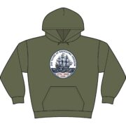 250 Years of Navigating Freedom ship emblem Hoodie | 1776-2026 USA - Image 9