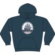250 Years of Navigating Freedom ship emblem Hoodie | 1776-2026 USA - Image 13