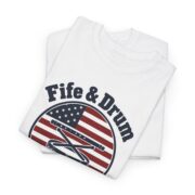 Fife and Drum Shirt, Fife & Drum 1776 T-Shirt, Colonial Drummer Tee, American Revolution Gift for Men - Image 3