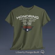Personalized Veteran Shirt, Custom Name Branch Years, Veterans Day or Military Retirement Gift