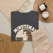 Minuteman Shirt, Minuteman 1775 T-Shirt, American Revolution Tee, Lexington and Concord, History Buff Gift