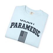 Personalized Paramedic Shirt, Custom Last Name Flag and Heartbeat Tee, EMT Gifts, Paramedic Gift for Him, EMS Week or Christmas