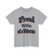 Veteran Wife Shirt, Personalized Proud Wife of a Veteran Tee, Custom Daughter Son Mom Veteran Family Gift