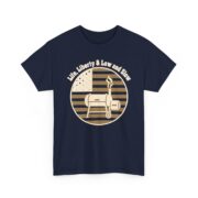 Patriotic BBQ Shirt, Life Liberty and Low and Slow T-Shirt, Grill Dad Tee, Smoker Gift for Men, 4th of July