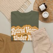 Retired Veteran Shirt, Under New Management Tee, Funny Military Retirement Gift for Him, Retirement Party Gift