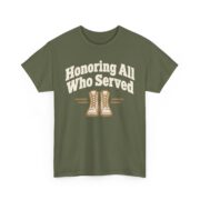 Veterans Day Shirt, Honoring All Who Served T-Shirt, Combat Boots Veteran Tee, Military Appreciation Gift