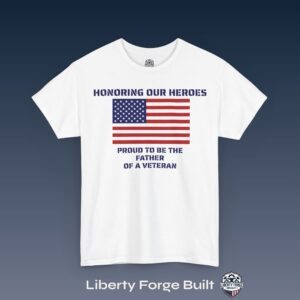 Personalized Proud Father of a Veteran Shirt