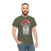 Memento Mori, Gravestone Winged Skull Tee, Colonial New England Graveyard Tee Shirt