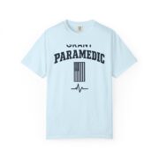 Personalized Paramedic Shirt, Custom Last Name Flag and Heartbeat Tee, EMT Gifts, Paramedic Gift for Him, EMS Week or Christmas