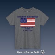 Personalized Proud Father of a Veteran Shirt