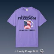 Powered by Freedom and Caffeine Shirt