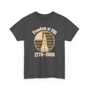 250th Anniversary Shirt, Freedom at 250 1776-2026 T-Shirt, Independence Hall Tee, Patriotic Gift for Men - Image 5