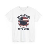 We the People Shirt, 1776-2026 T-Shirt, US Map Flag Badge Tee, 250th Anniversary Gift for Men