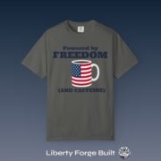 Powered by Freedom and Caffeine Shirt