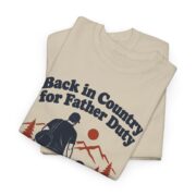Military Homecoming Shirt, Back in Country for Father Duty Tee, Veteran Dad Gift, Deployment Return Gift for Him