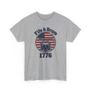 Fife and Drum Shirt, Fife & Drum 1776 T-Shirt, Colonial Drummer Tee, American Revolution Gift for Men - Image 13