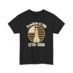 250th Anniversary Shirt, Freedom at 250 1776-2026 T-Shirt, Independence Hall Tee, Patriotic Gift for Men