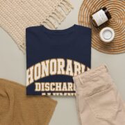 Honorable Discharge Shirt, Alumni Varsity Veteran Tee, Funny Military Retirement Gift for Men, Veterans Day Gift
