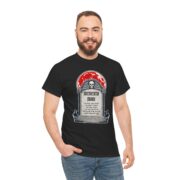 Memento Mori, Gravestone Winged Skull Tee, Colonial New England Graveyard Tee Shirt