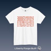Bone To Be Free Flag Graphic Tee